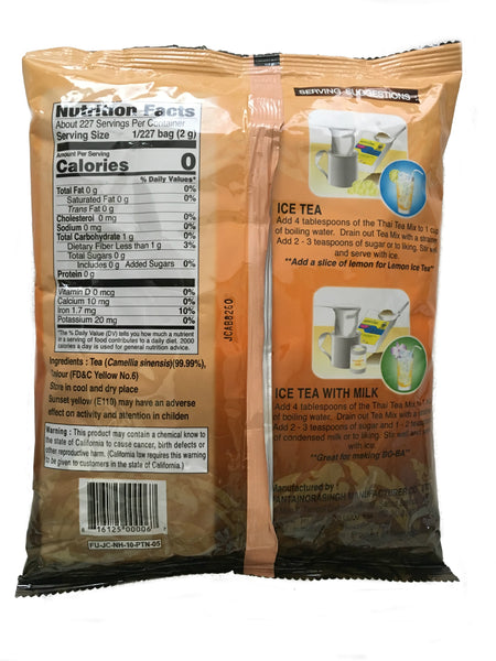 Boba Thai Iced Tea Kit with Black Tapioca Bubble Pearls and Bag Clip from HanoverShops Collection